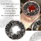 Scented Candle Toppers Cover Jars Lids Shades Sleeves, Candle Accessories Gifts for Women, Help Burn Melt Evenly(Butterfly Silver)